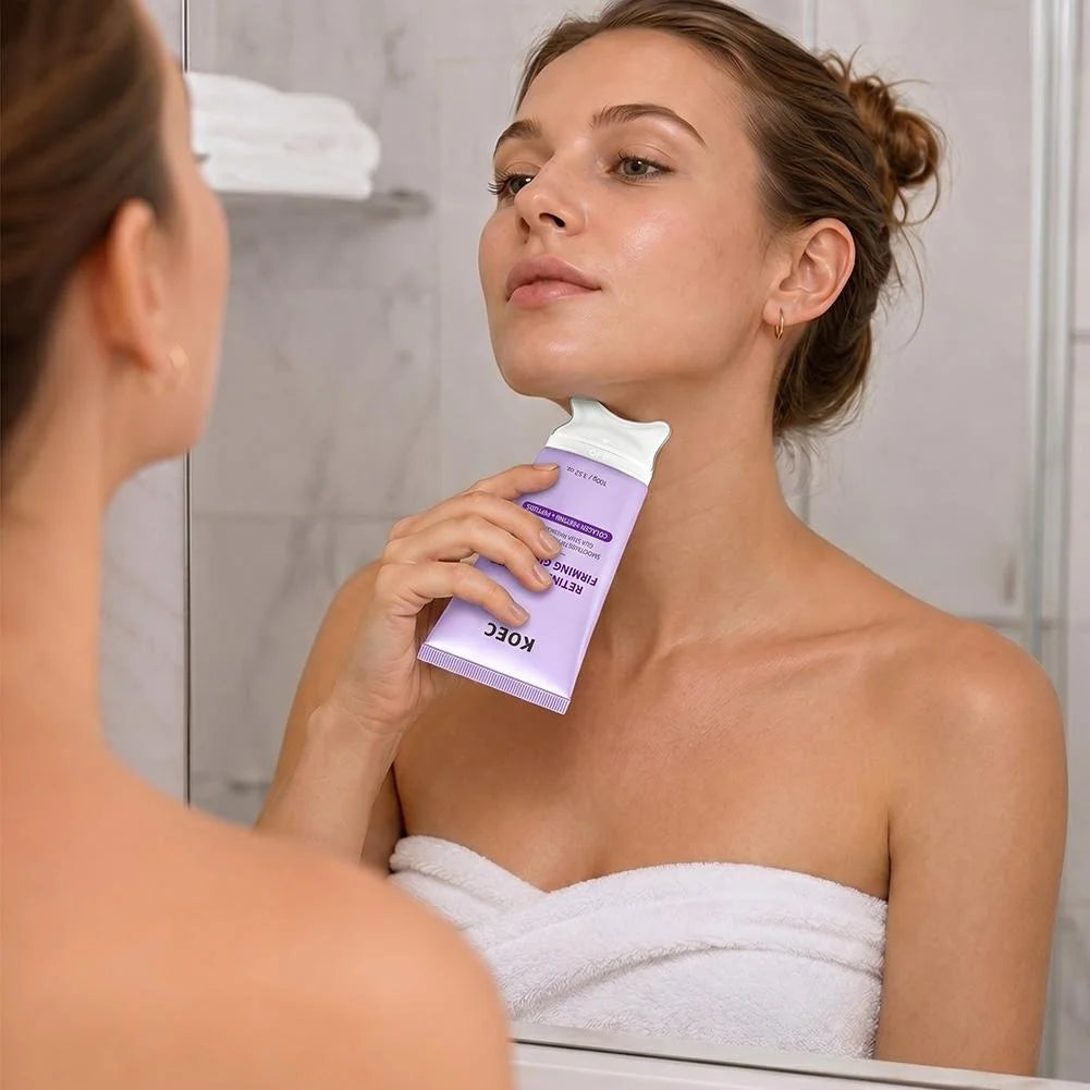 Jawline Definition & Firming, Collagen + Retinol — KOEC PDRN Peptide Gua Sha Cream